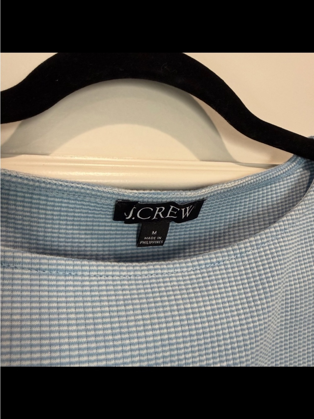 J. Crew Blue Ruffle Sleeve Tank - Picture 3 of 3
